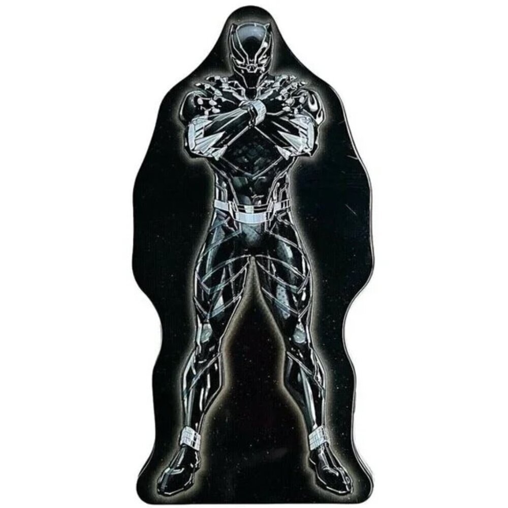 Tin Box Company Marvel Black Panther Character Shaped Tin Pencil Box